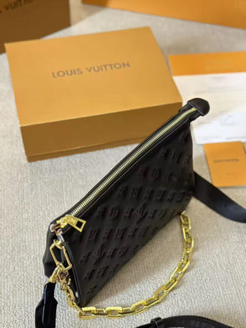 LV Coussin PM in black puffy