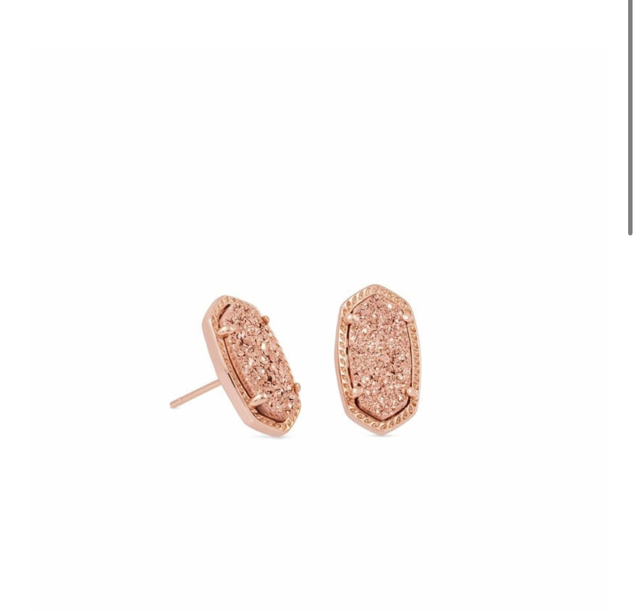 KS Rose Gold Stud Earring