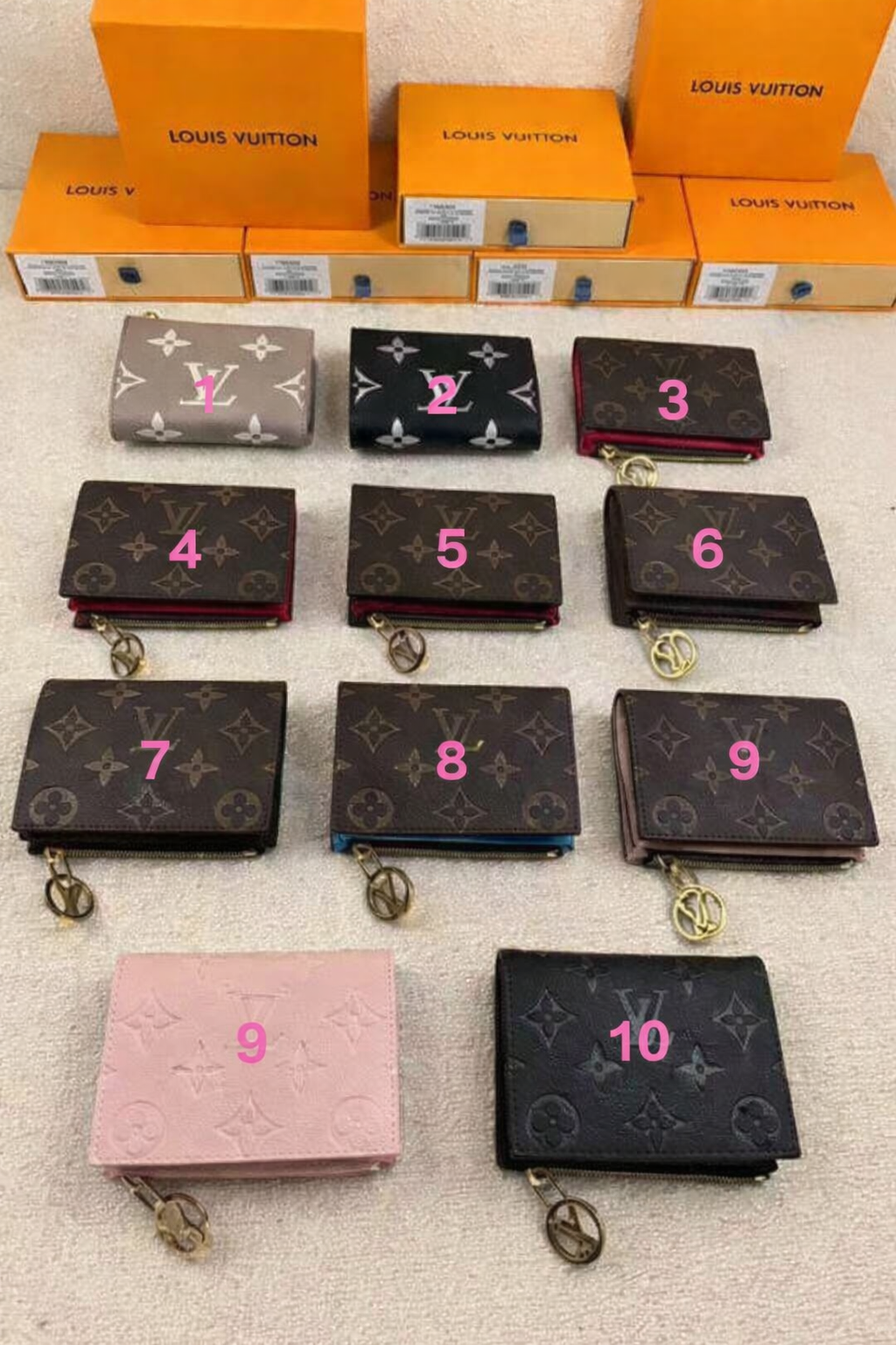 LV Small Zip Coin Wallet