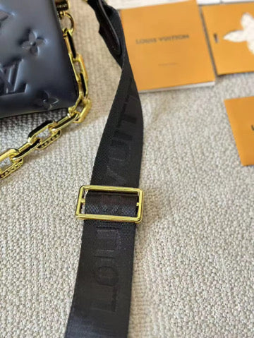 LV Coussin PM in black puffy