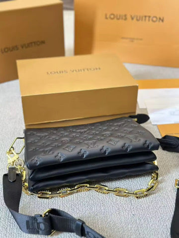 LV Coussin PM in black puffy