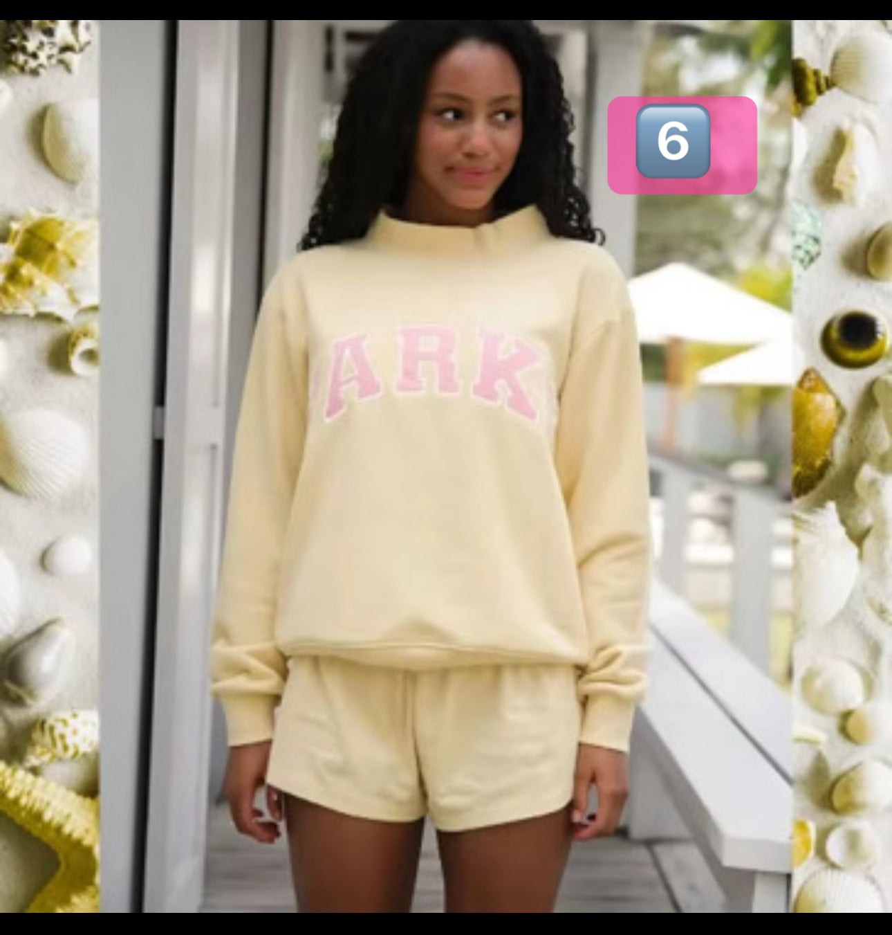 PARKE: Sweatshirt only, Pant Set or Short Set