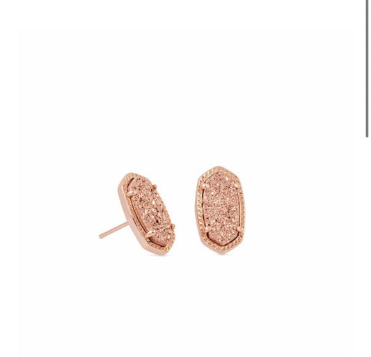 KS Rose Gold Stud Earring