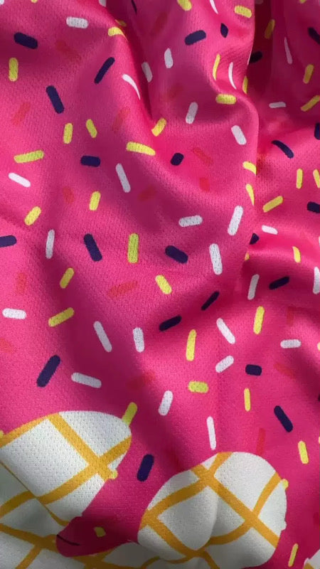 Ice Cream Drip Shorts - Adult