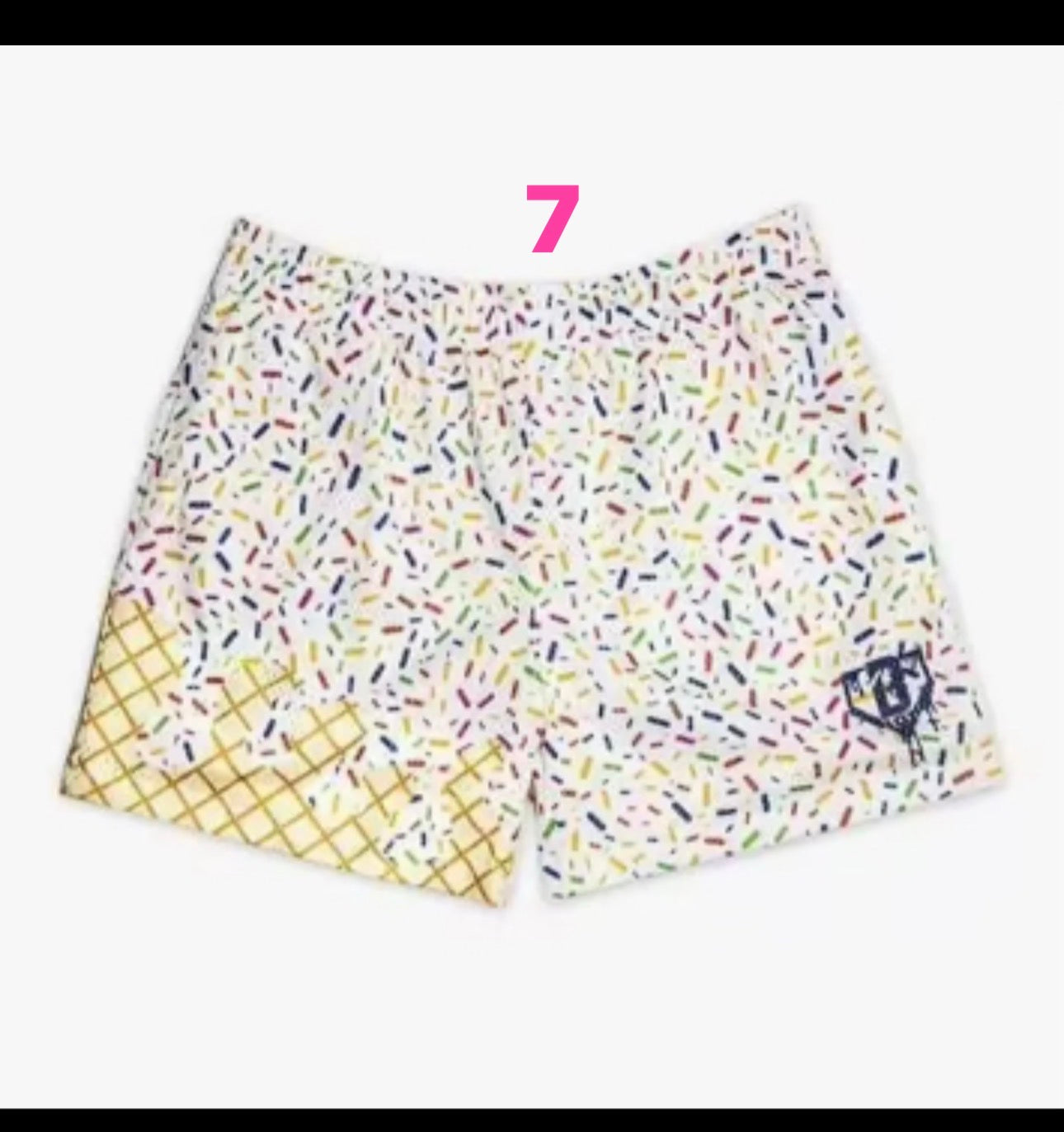 Ice Cream Drip Shorts - Adult