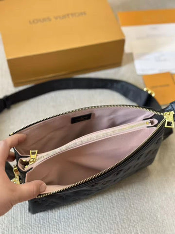 LV Coussin PM in black puffy