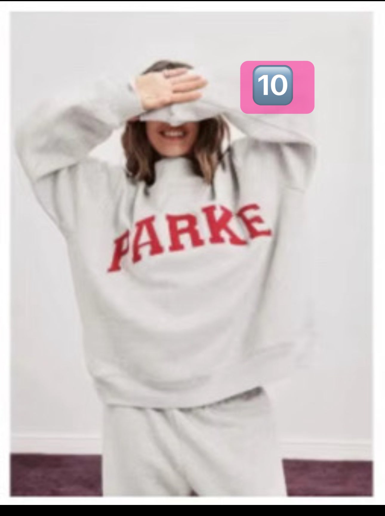 PARKE: Sweatshirt only, Pant Set or Short Set
