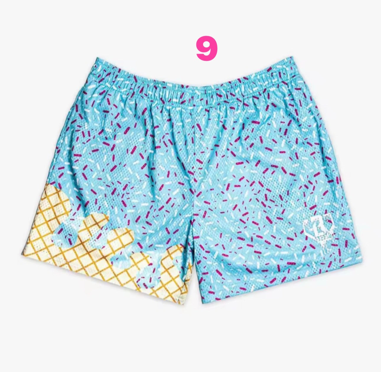 Ice Cream Drip Shorts - Adult
