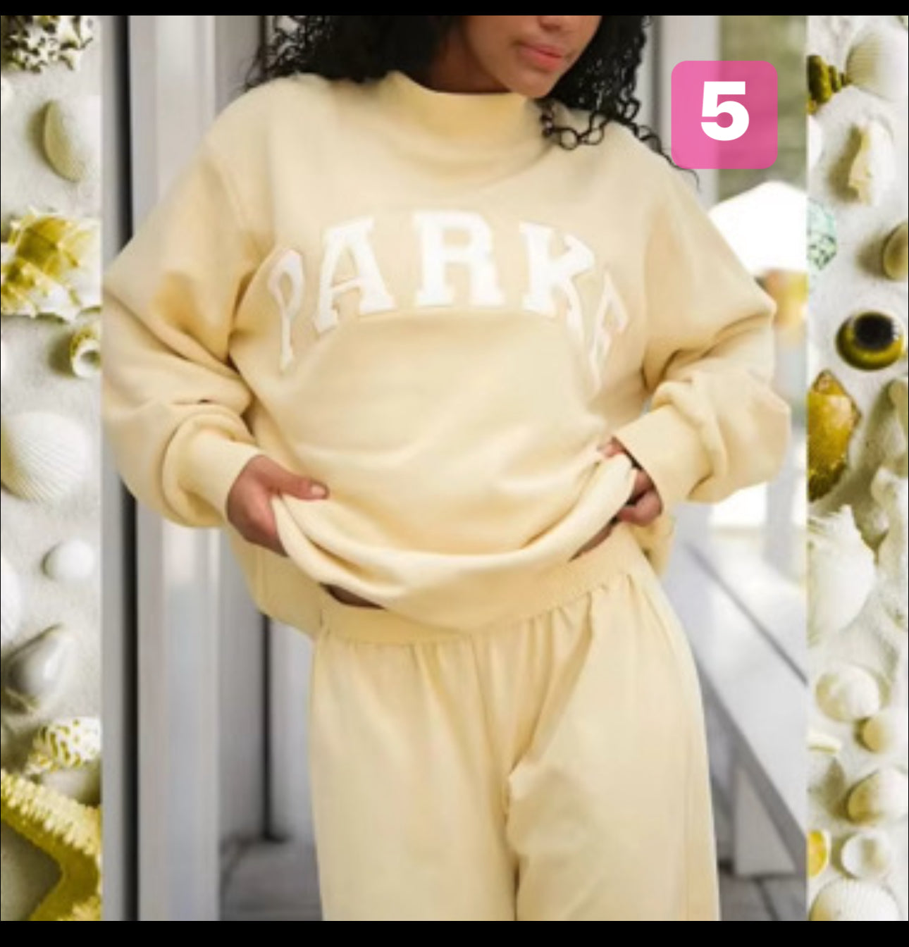 PARKE: Sweatshirt only, Pant Set or Short Set