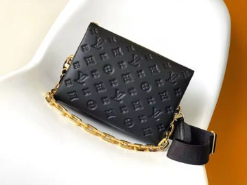 LV Coussin PM in black puffy