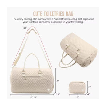 Lulu Travel Bag + Toiletry Bag