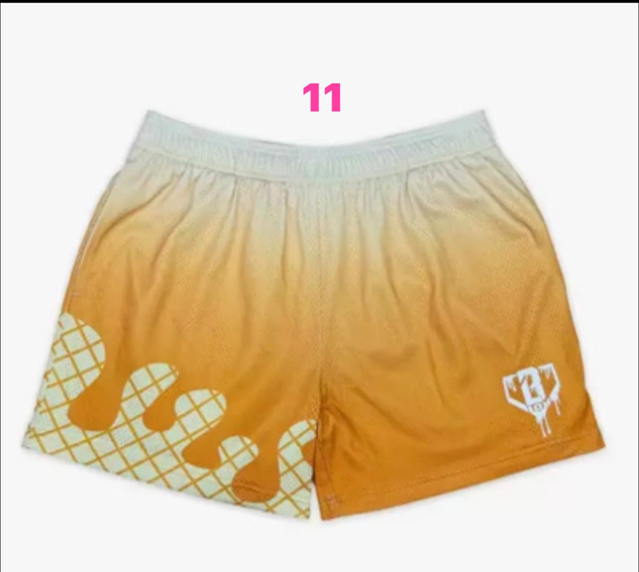 Ice Cream Drip Shorts - Adult