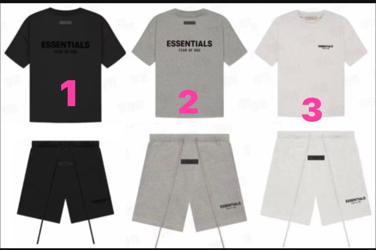 Essentials FOG Tee + Short Set