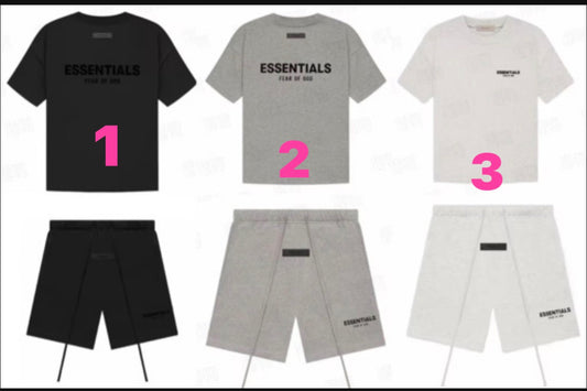 Essentials FOG Tee + Short Set