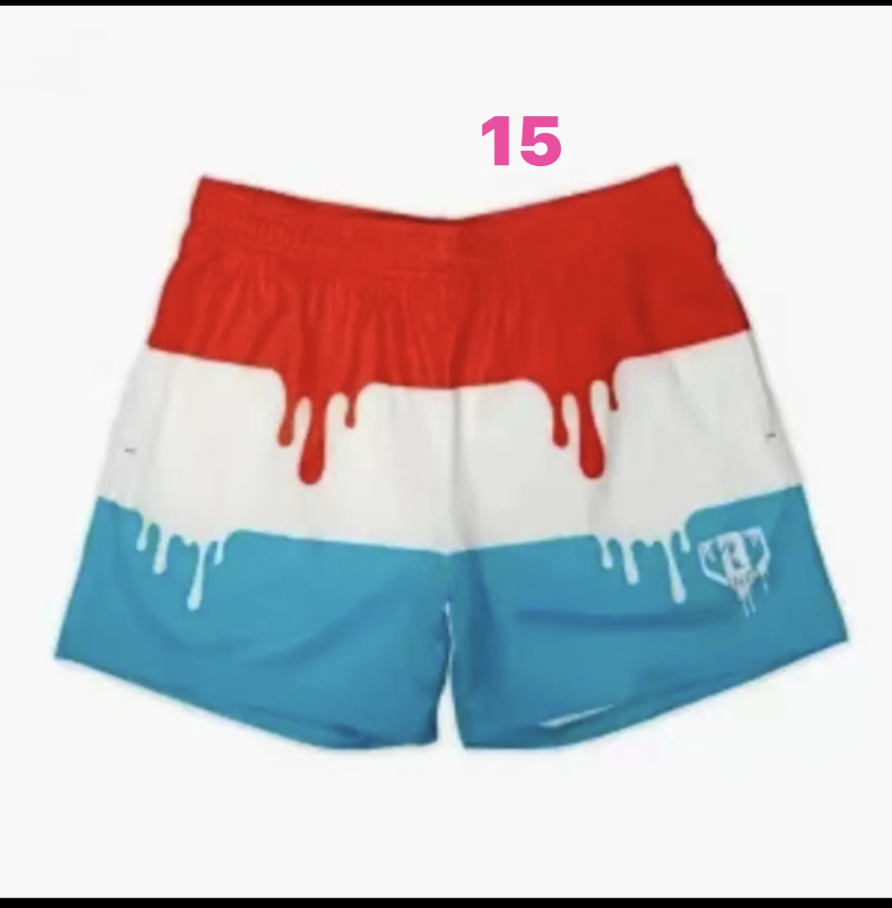 Ice Cream Drip Shorts - Adult