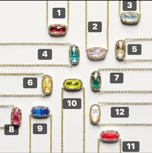 KS Pendant Necklace
