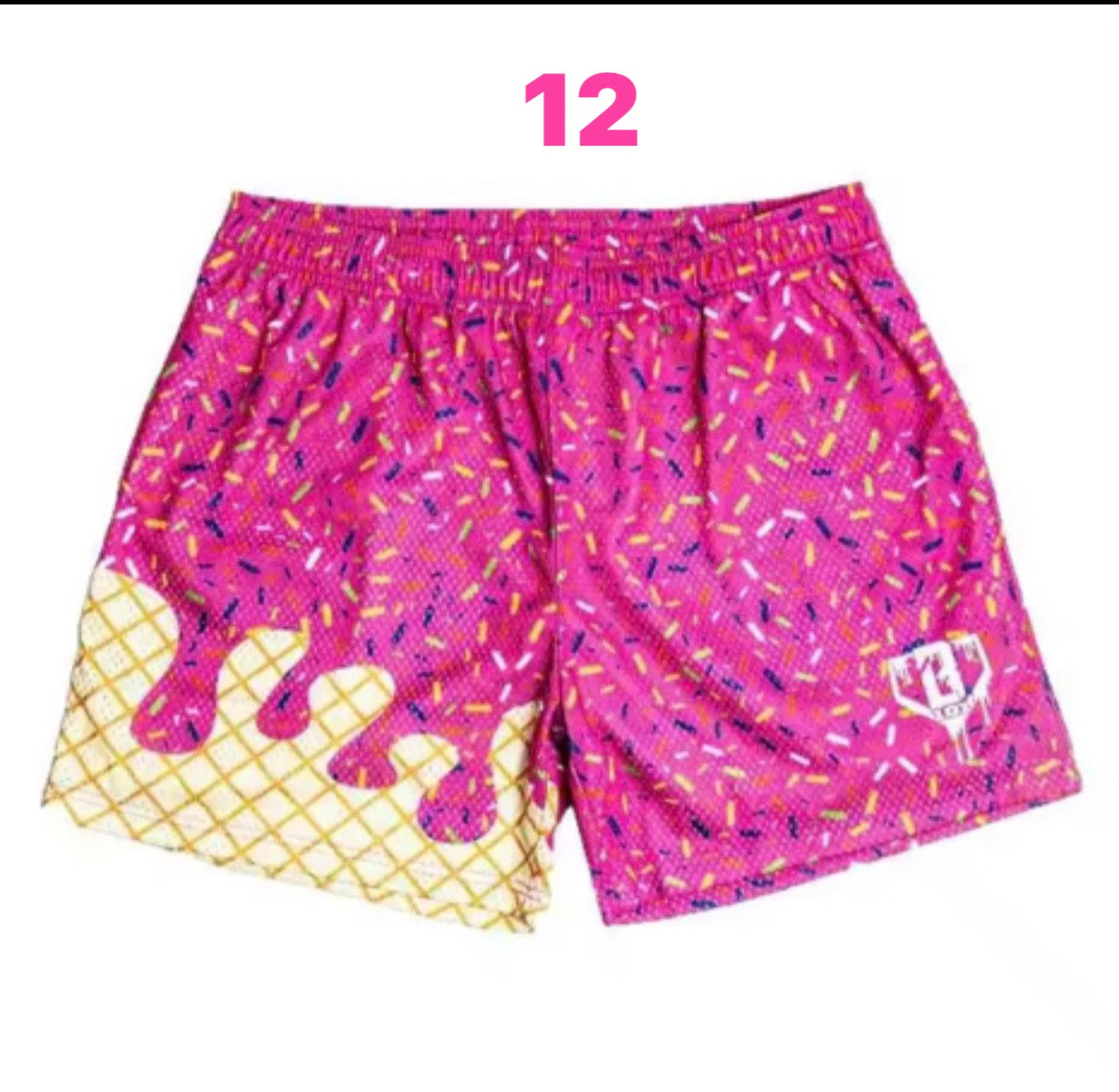 Ice Cream Drip Shorts - Adult
