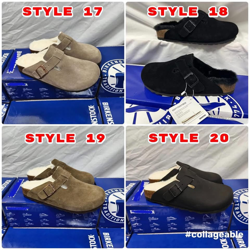 Birk Clogs with Fur and without Fur