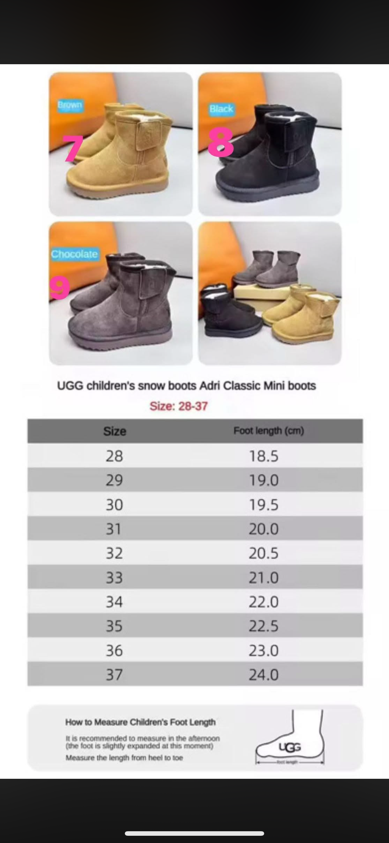 Kid Snow Boot Uggs