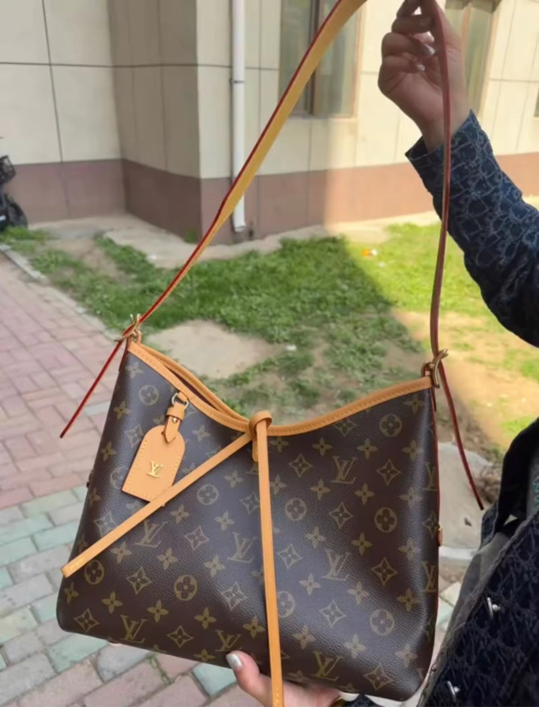 LV CarryAll Handbag